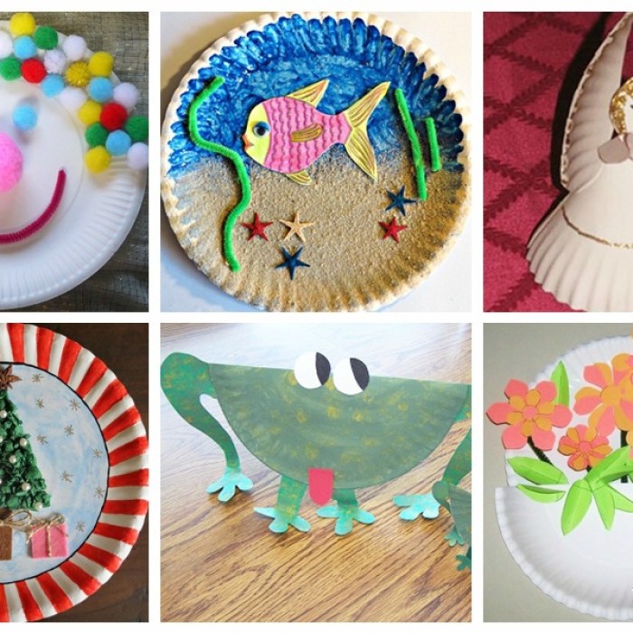 How to make paper plate decoration