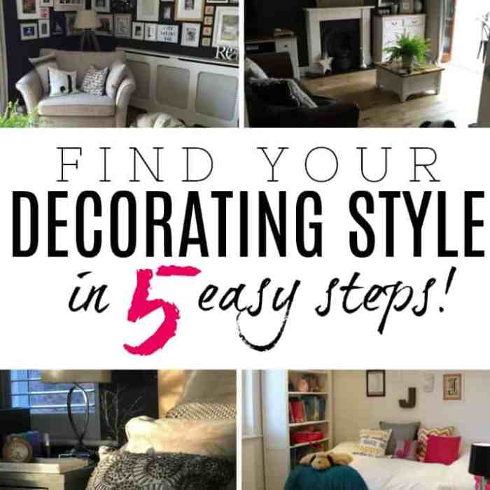 How to find out my decorating style