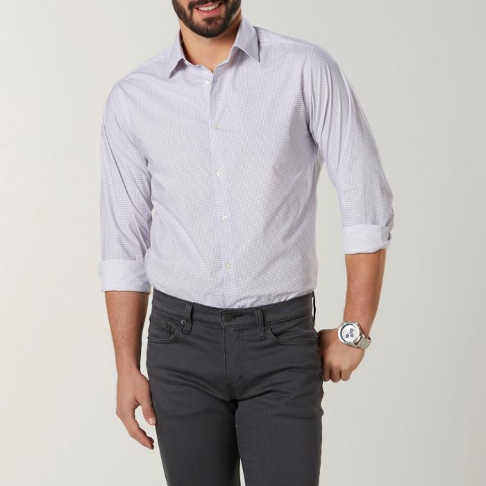 Construct dress shirts for men