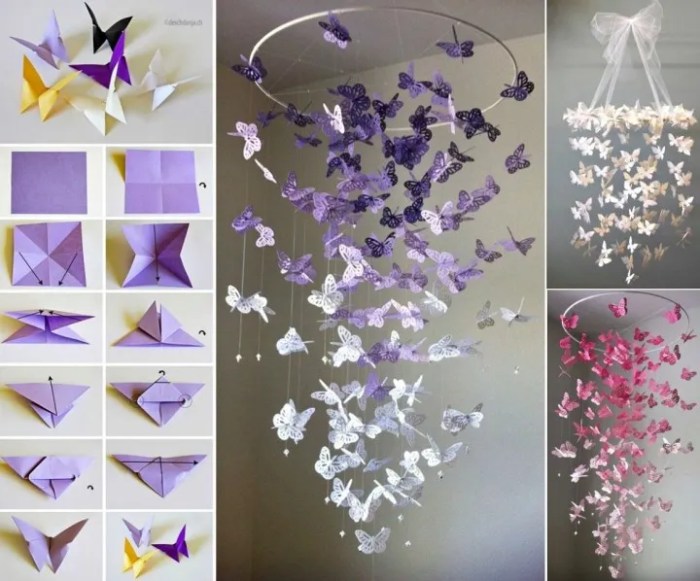 How to make a large butterfly decoration