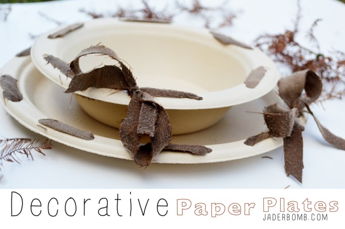 How to make paper plate decoration