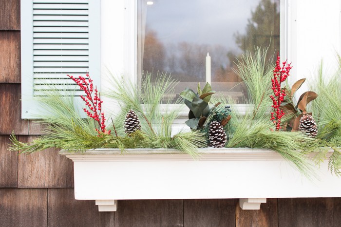 How to decorate window boxes