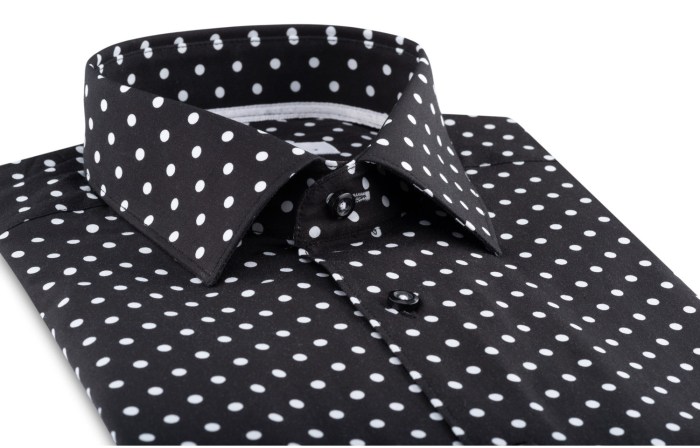 Mens black dress shirt french cuff