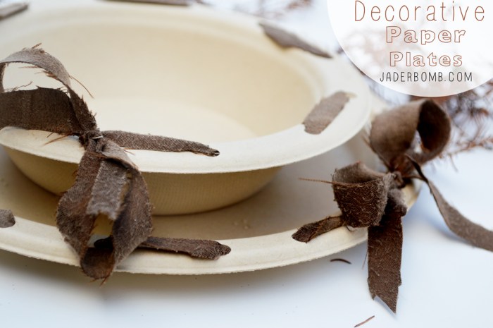 How to make paper plate decoration