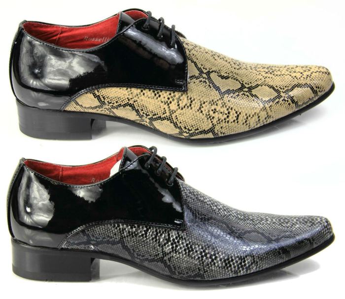 Mens snakeskin dress shoes