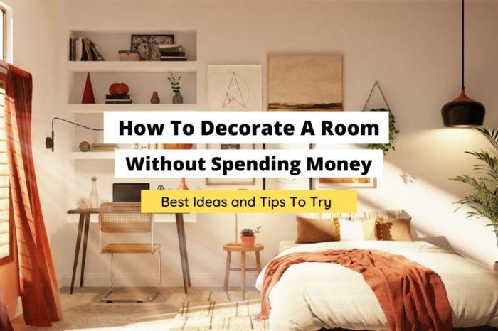 How to decorate room without spending money