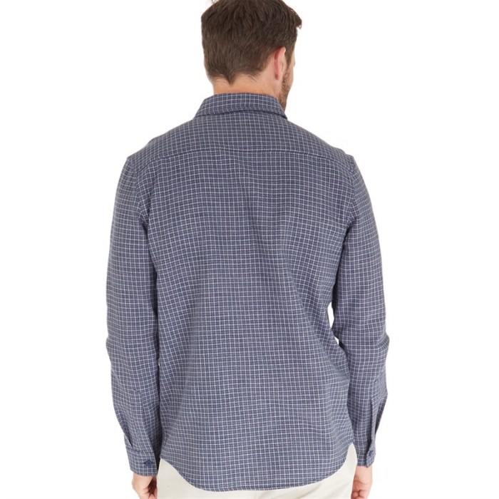 Men's textured dress shirt