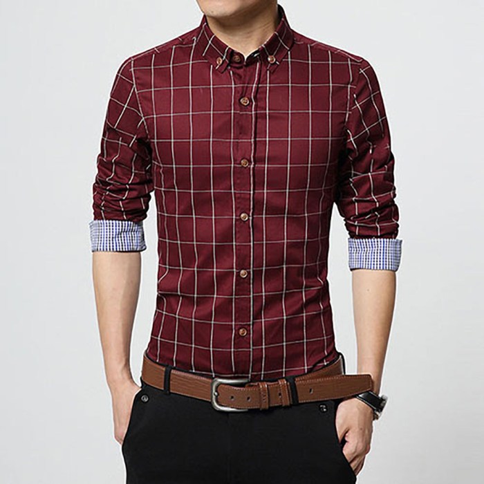 Fashion dress shirts mens